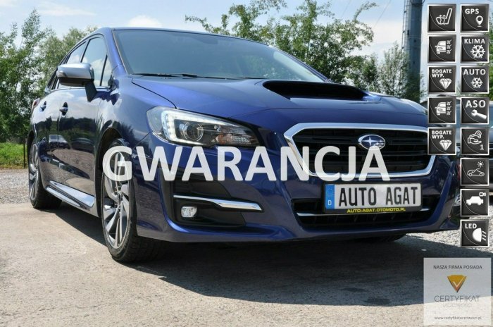 Subaru Levorg nawi*skóra*xenon*nowe opony*alufelgi*bluetooth*kamera cofania*eyesight