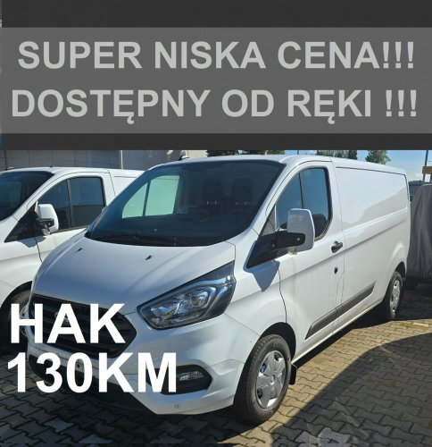 Ford Transit Custom L2 130KM Hak hol. L2  Super Niska Cena Dostępny od ręki   1503zł