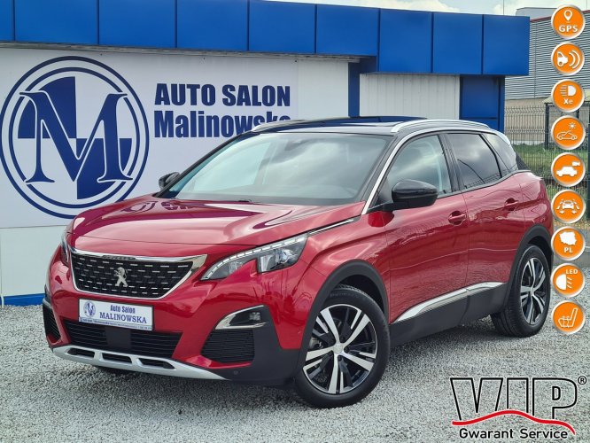 Peugeot 3008 Szyberdach Navi Kamera Skóra El.Klapa 2xPDC Full Led Radar Serwisowany II (2016-)