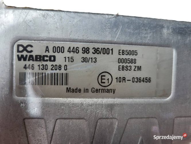 A0004469836 Wabco 4461302080 Sterownik EBS Wabco