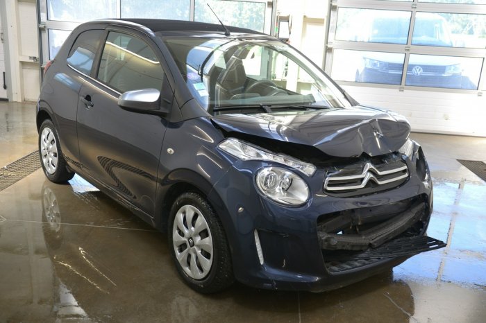 Citroen C1 1.2 vti 82ps * klimatyzacja * PANORAMA * lekko uszkodzony * ICDauto II (2014-)