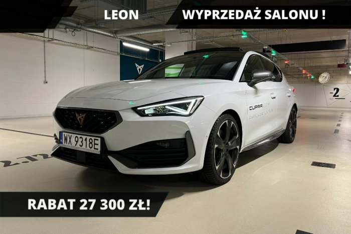 Cupra Leon 300KM! Panorama! Pakiet XL! Ładowarka bezprzewodowa! BeatsAudio!