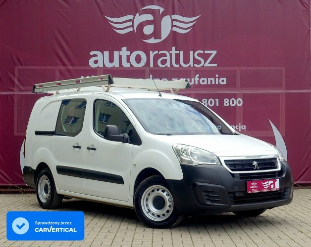 Peugeot Partner Fv 23% / LONG - XL 5 osób zabudowa GRUAU / Pełny Serwis / Org. Lakier