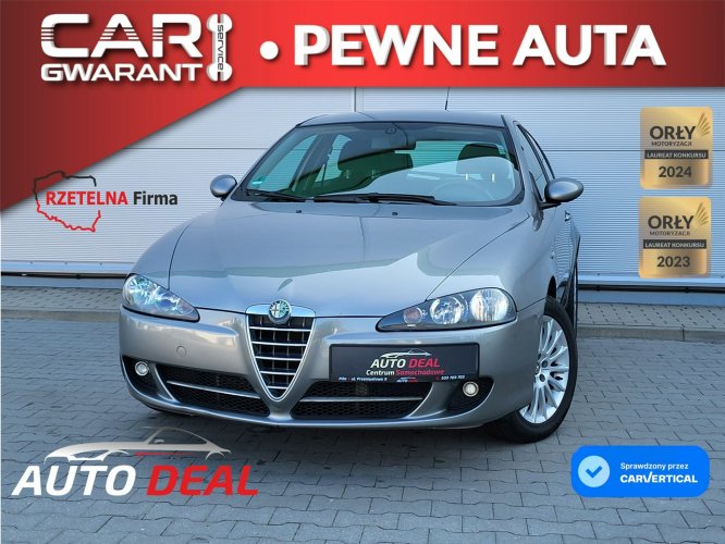 Alfa Romeo 147 1.6 Benzyna, 105KM, Tempomat, Klimatyzacja, Super Stan, AUTO DEAL Piła