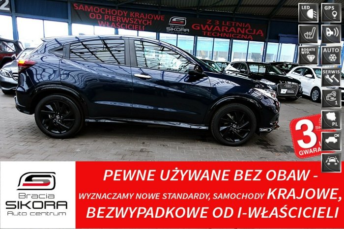 Honda HR-V SPORT FullLed+Navi+Kamera+Skóra 3LATA GWARANCJI I-wł Kraj Bezwypadkowy II (2015-)