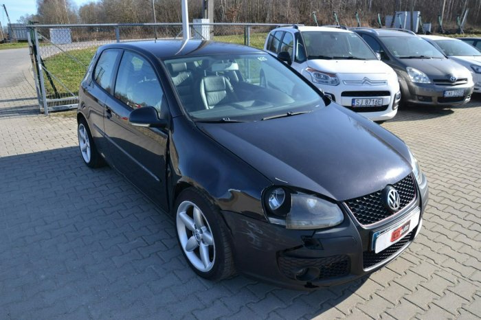 Volkswagen Golf 2,0 TDI 140 ps * klimatyzacja * skóra * uszkodzony * ICDauto V (2003-2008)