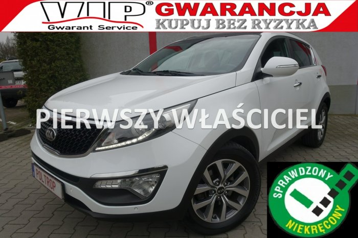 Kia Sportage 1,7D Navi Alu Ledy Klimatronik Skóra Panorama 1.Właściciel VIP Gwarant III (2010-2015)