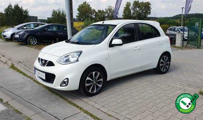 Nissan Micra Śliczne autko/Alufelgi oryginalne/Klimatronik/Tempomat/ Biała perła K13 (2010-2016)