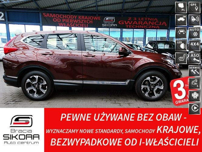 Honda CR-V Led+Tempomat ACC+LKAS+Kamera+NAVI 3Lata GWARANCJA I-wł Kraj Bezwypakow V