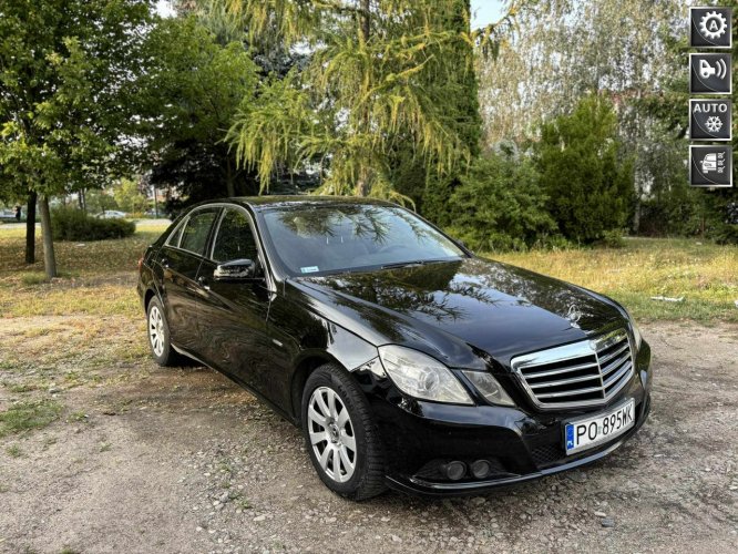 Mercedes E 220 Mercedes E220   CZARNY  SEDAN W212 (2009-)