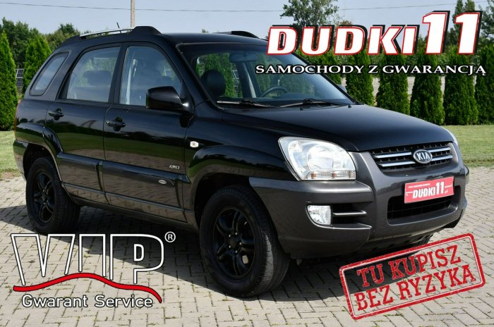 Kia Sportage 2,0B dudki11 4x4,Pół-Skóry,Alu,Klimatronic,kredyt.GWARANCJA II (2004-2010)