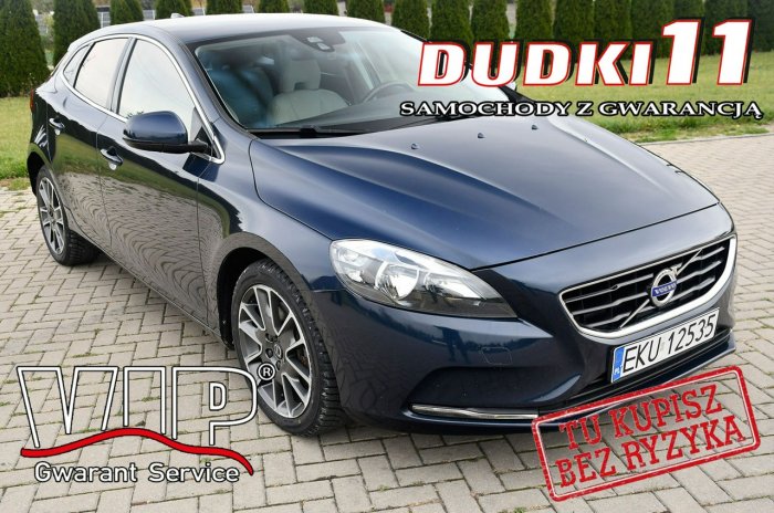 Volvo V40 2,0hdi DUDKI11 Serwis,Klimatronic,Ledy,Navi,Kam.Cof.kredyt.GWARANCJA II (2012-)