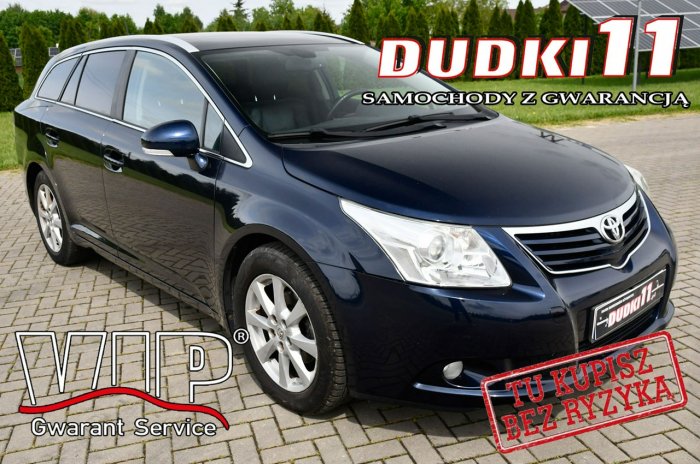 Toyota Avensis 1,8B DUDKI11 Skóry,Navi,Klimatronic 2 str.Tempomat,kredyt,GWARANCJA III (2009-)