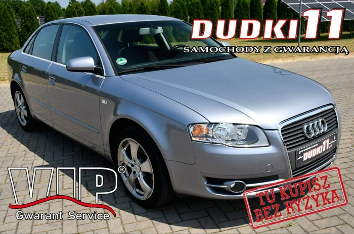 Audi A4 1,8Turbo DUDKI11 Manual,Klimatronic 2str.Tempomat.Parktronic,OKAZJA B7 (2004-2007)