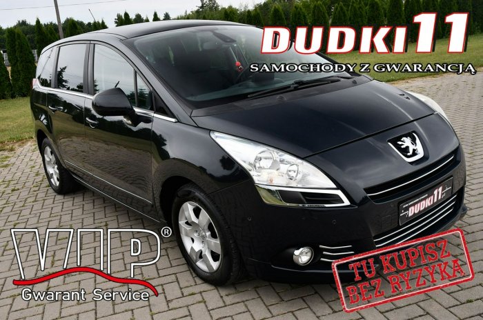 Peugeot 5008 1,6b DUDKI11 Klimatr 2 str.Navi,Tempomat,7 Foteli,kredyt.okazja,GWARAN I (2009-2017)