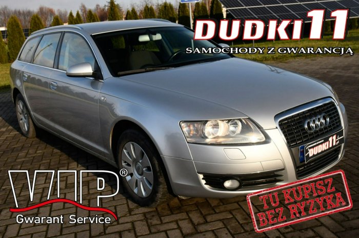 Audi A6 2,0B Turbo DUDKI11 Serwis,Klimatronic, Alu,Tempomat,kredyt.OKAZJA C6 (2004-2011)