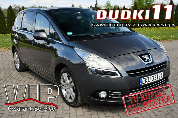 Peugeot 5008 2,0hdi DUDKI11 Panorama Dach,Klimatr 2 str.Head-Up,Aktywny Temp.7 Fote I (2009-2017)