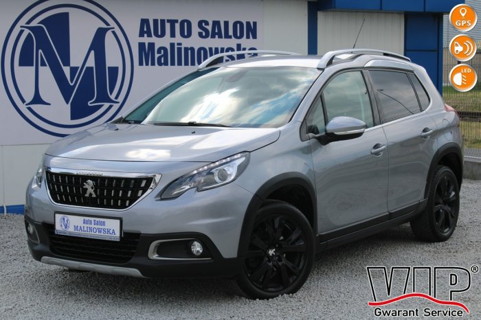 Peugeot 2008 56 Tys.Km Navi Klimatronik Led GripControl PDC Sensory Tempomat Alu I (2013-2019)