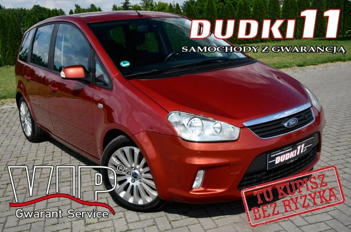 Ford C-Max 1.8benz. Titanium,Serwis,Navi< Tempomat,Klimatr 2 str. El.szyby.Centra I (2003-2010)