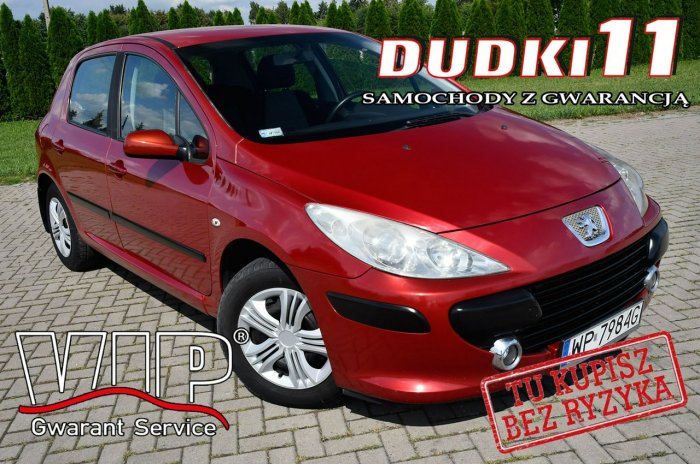 Peugeot 307 1,4Benzyna. Klimatyzacja,Hak,El.szyby.Centralka,kredyt.OKAZJA II (2005-)