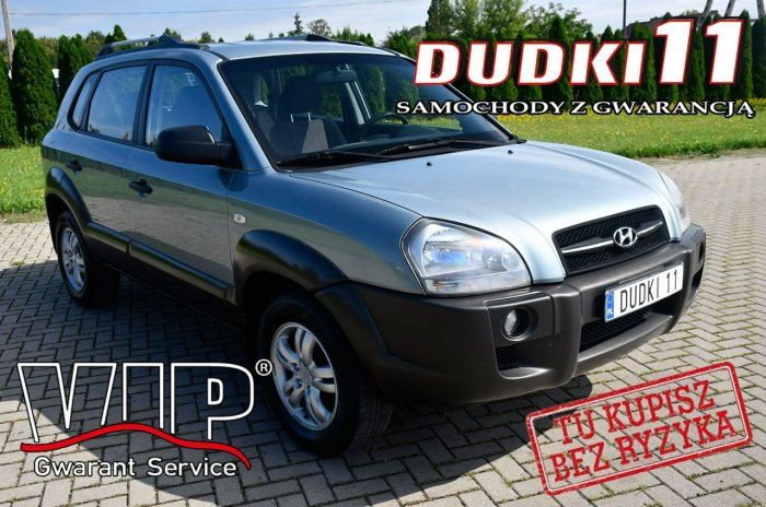 Hyundai Tucson 2,0Benz DUDKI11 Serwis,Klimatyzacja,El.szyby x4.Centralka,kredyt I (2004-2010)