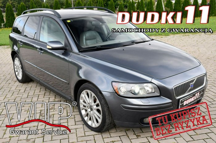 Volvo V50 2,0hdi DUDKI11 Skóry,Klimatronic,Podg.Fotele.Xenon,Tempomat.OKAZJA I (2004-2007)