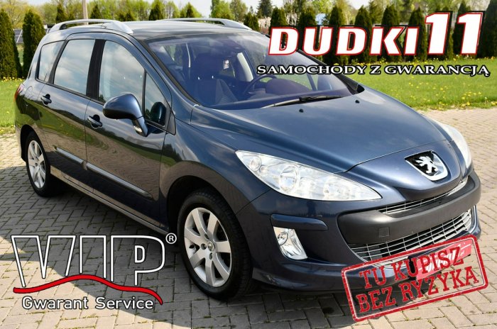 Peugeot 308 SW 1,6b DUDKI11 Panorama,alu,klimatronic,halogeny,Zarej w PL,GWARANCJA I (2007-2011)