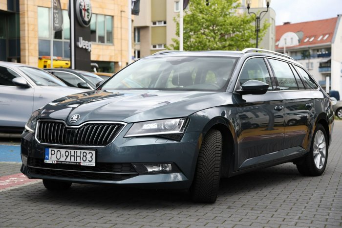 Škoda Superb samochód krajowy - faktura VAT III (2015-2023)