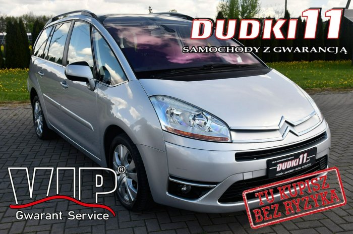 Citroen C4 Grand Picasso 1,6b. DUDKI11 7 Foteli,Navi,Hak,Parktronic,kredyt,GWARANCJA I (2006-2013)