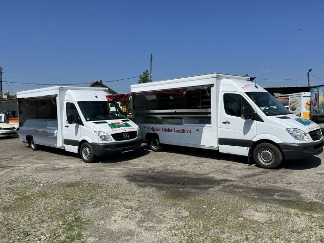 Mercedes Sprinter Autosklep pieczywa Gastronomiczny Food Truck Foodtruck sklep BORCO2008