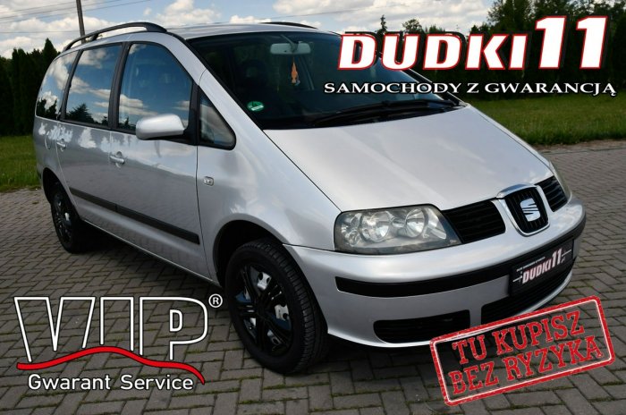 Seat Alhambra 2,0benzyna. 7 Osobowe.Hak.Klimatr 2 str.4xEl.szyby.Serwis!!! I (1996-2010)