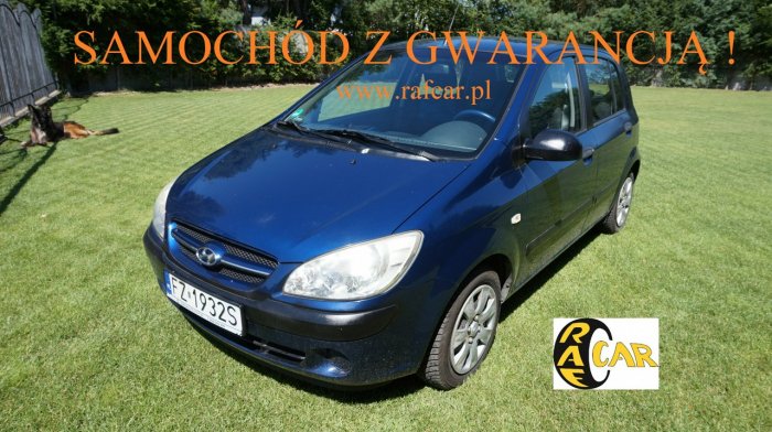 Hyundai Getz Super stan zarejestrowany. Gwarancja