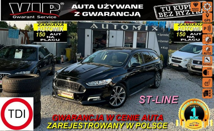 Ford Mondeo Pełny ST-LINE ! 2,0 Tdci 180KM ,Automat,Navi,GWARANCJA/Możliwa Zamiana Mk5 (2014-)