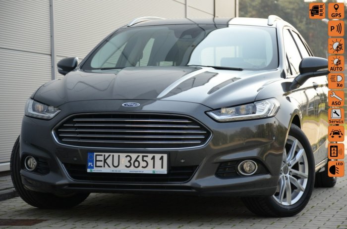 Ford Mondeo Zarejestrowany 1.6TDCI Seriws Nowy dwumas Navi As.parkowania Full LED Mk5 (2014-)