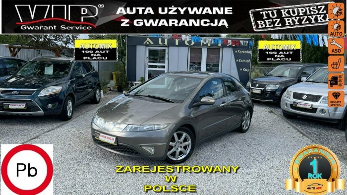 Honda Civic 1.8 Benzyna * Super Stan * Welur  * Mozliwa Zamiana * 2X Koła VIII (2006-2011)