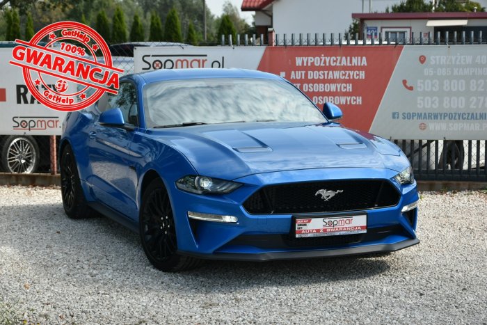 Ford Mustang GT 5.0 V8 449KM 2019/20r. Polski SALON B&O Skóra NAVi Kamera LED Magne VI (2014-)