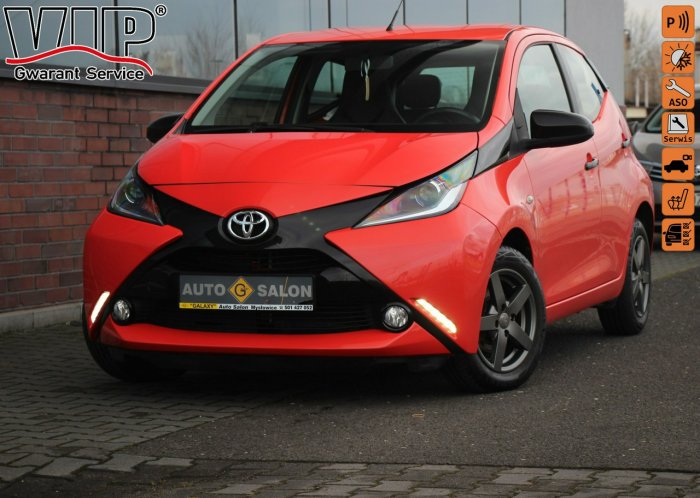 Toyota Aygo Skóra*Klimatyzacja*GrzFot*Kamera*Esp*Abs*Led*Alu*Komp*BT*Gwar VGS !!! II (2014-)