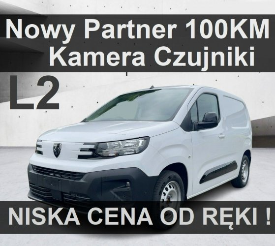 Peugeot Partner Nowy Partner 100KM Kamera Dostępny od ręki Super Niska Cena 1311 zł