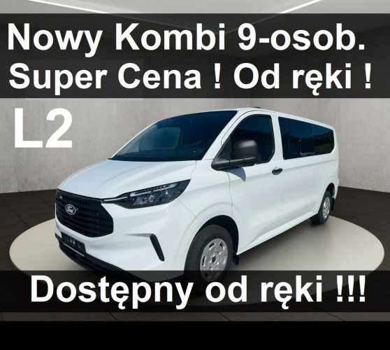 Ford Transit Custom Nowy Kombi L2 Trend 150KM Kamera Czujniki Dostępny od ręki ! 2222 zł