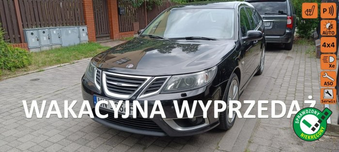 Saab 9-3X SportKombi 2,8 Turbo 280 KM  Aero XWD ,bezwypadkowy,stan bardzo dobry