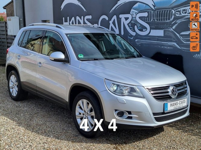 Volkswagen Tiguan *4X4*skóry*alu*serwis*xenony*z Niemiec* I (2007-2016)