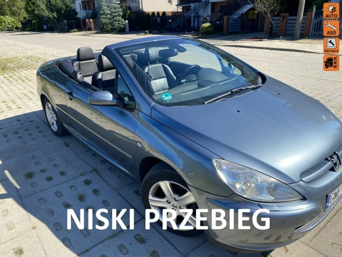 Peugeot 307 CC Symboliczny przebieg, skóry, podg. fotele, zadbany stan auta, klimatr.