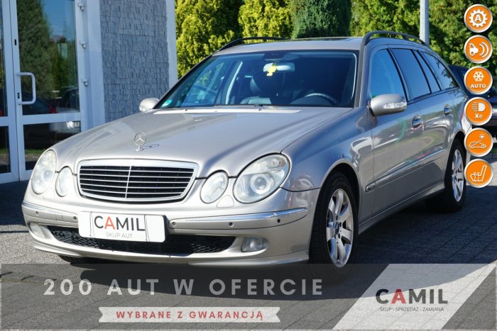 Mercedes E 320 3.2 CDi 204KM Avantgarde, automat, klima, xenon, skóra, W211 (2002-2009)