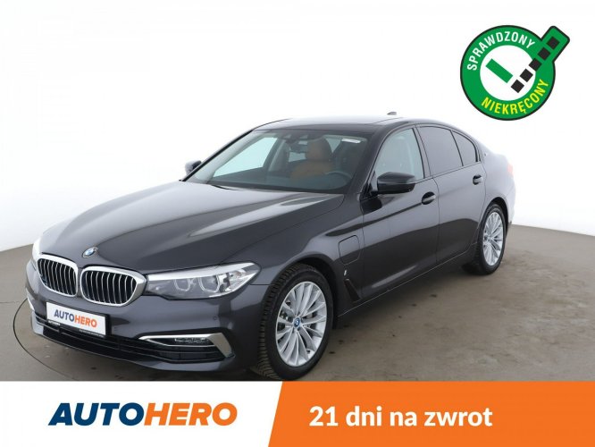 BMW 530 FV23 530e Automat LUXURY Tempomat Navi Grzane Sporty Skóra Kamera LED G30 (2017-)