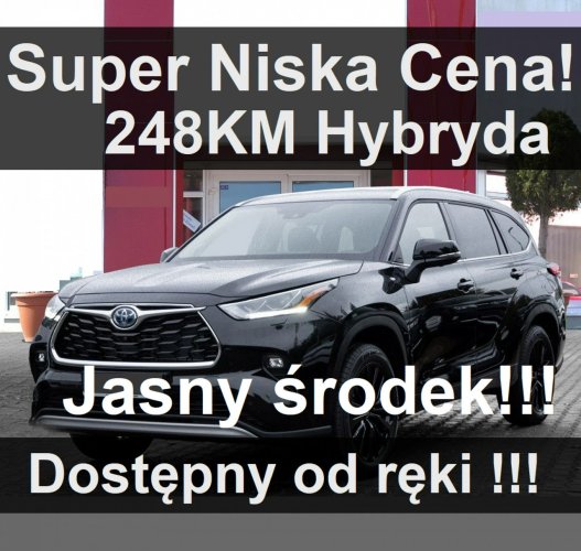 Toyota Highlander Hybryda Prestige 248KM  Super Cena Dostępnyod ręki Jasny środek 3137zł III (2013-)