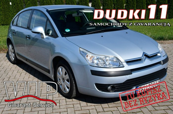 Citroen C4 1,4 benz. DUDKI11 Klimatyzacja.El.szybyCentralka.kredyt.OKAZJA I (2004-2010)