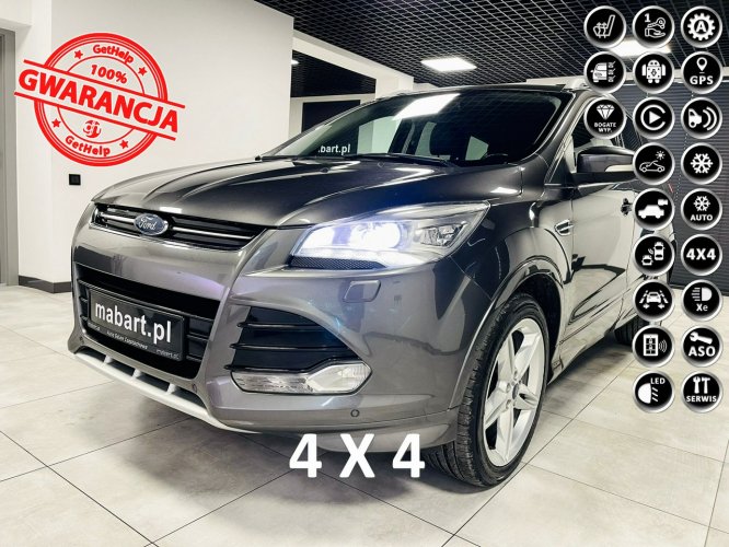 Ford Kuga 2.0 180KM INDIVIDUAL*4x4*Klimatronic*Duża Navi*SONY Audio*Panorama*FUL II (2012-)