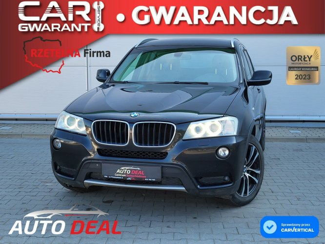 BMW X3 2.0D, 184KM, X-Drive, 4x4, Automat, Nawigacja, Skóra, AUTO DEAL Piła F25 (2010-)