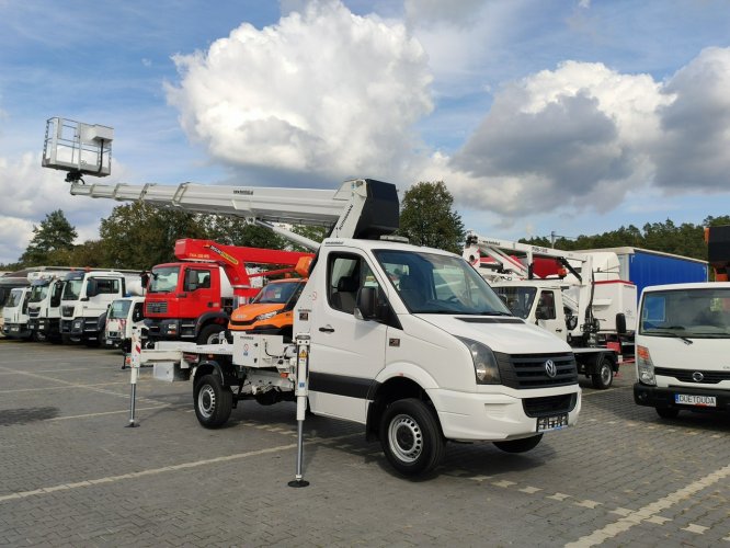 Volkswagen Crafter Podnośnik Koszowy 27m RUTHMANN TB 270 Zwyżka UDT Wumag GSR