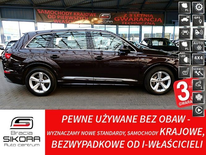 Audi Q7 S-Line PNEUMATYKA Led 3LATA Gwarancja I-wł Kraj Bezwypad QUATTRO FV23% III (2015-)